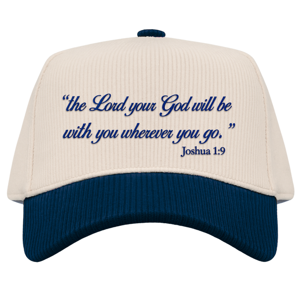 Joshua 1:9 Corduroy Cap