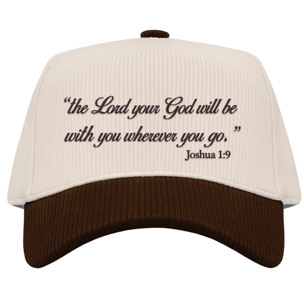 Joshua 1:9 Corduroy Cap